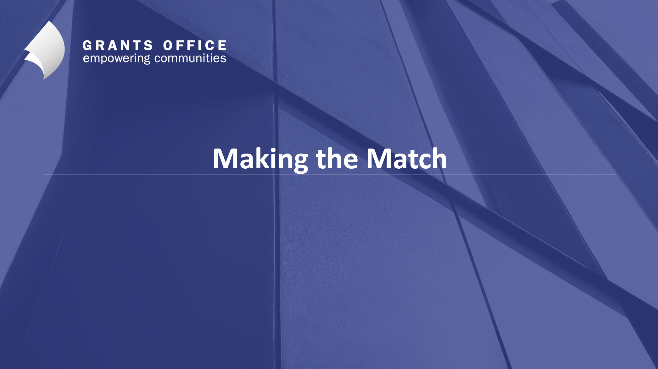 Making the Match